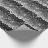 PAPIER CADEAU TRAIN DE VAPEUR (Coin)