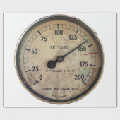 PAPIER CADEAU TRAINS À VAPEUR (Plat)