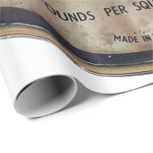 PAPIER CADEAU TRAINS À VAPEUR (Coin rond)