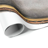 PAPIER CADEAU TRAINS À VAPEUR (Coin rond)