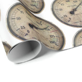 PAPIER CADEAU TRAINS À VAPEUR (Coin rond)