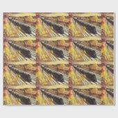 Papier Cadeau Trains de pétrolier de Pennsylvanie 1942 (Plat)