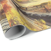 Papier Cadeau Trains de pétrolier de Pennsylvanie 1942 (Coin rond)