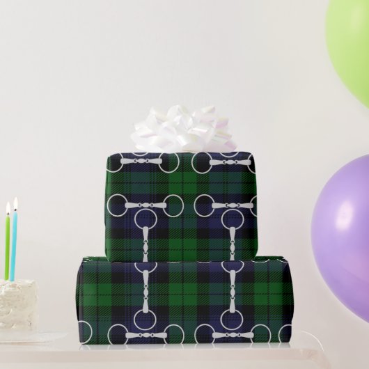 Papier Cadeau Trait et plaid (Cadeaux de fête)