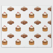 Papier Cadeau Traitements au chocolat (Plat)