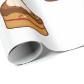 Papier Cadeau Traitements au chocolat (Coin rond)