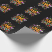 Papier Cadeau Traitements d'Halloween (Coin)