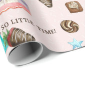 Papier Cadeau Traitements sucrés Cupcakes Chocolats dans gâteaux (Coin rond)