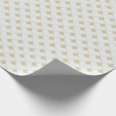 Papier Cadeau Traits de minimalisme géométrique (Coin)