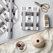 Papier Cadeau Tramway à droite seulement