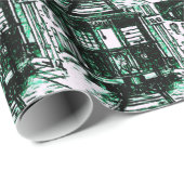 Papier Cadeau Tramway De La Nouvelle-Orléans (Coin rond)