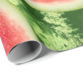 Papier Cadeau Tranche de fruit de pastèque (Coin rond)