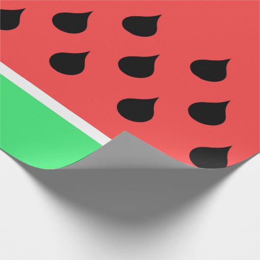 Papier Cadeau tranche de pastèque (Coin)