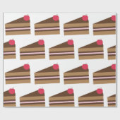 Papier Cadeau Tranchée De Gâteau (Plat)