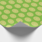 Papier Cadeau Tranches de chaux (Coin)