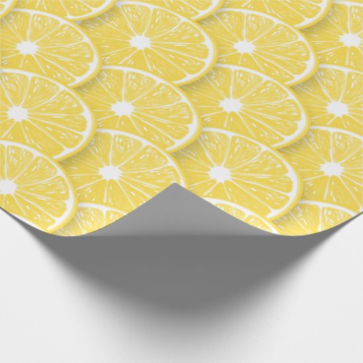 Papier Cadeau Tranches de citron (Coin)