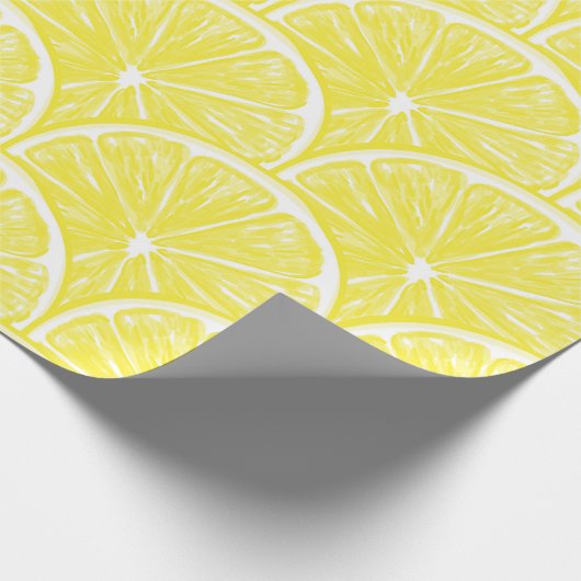 Papier Cadeau Tranches de citron (Coin)