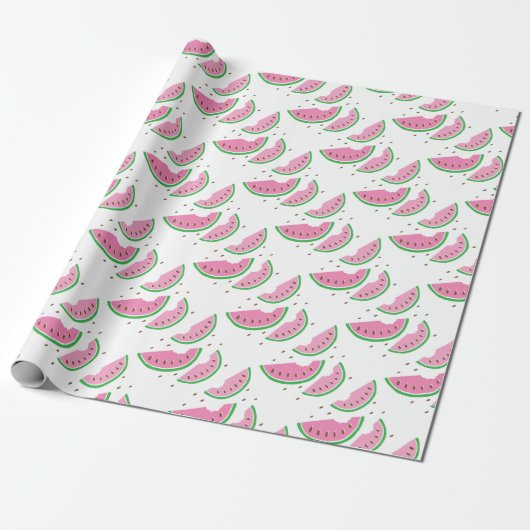Papier Cadeau tranches de pastèque (Déroulé)