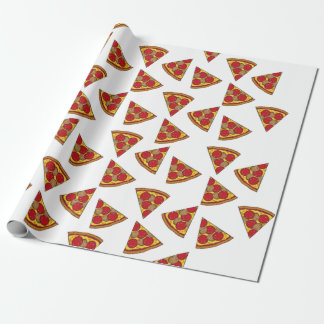 Papier Cadeau tranches de pizza motif