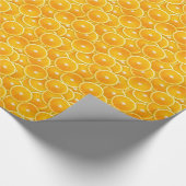 Papier Cadeau Tranches orange (Coin)