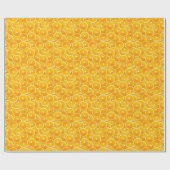 Papier Cadeau Tranches orange (Plat)