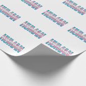 Papier Cadeau Trans Humain (Coin)