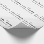 PAPIER CADEAU TRANSPORTEUR DE COURRIER (Coin)