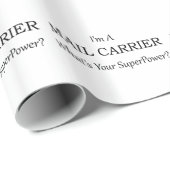 PAPIER CADEAU TRANSPORTEUR DE COURRIER (Coin rond)