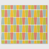 Papier Cadeau Trapézoïdes rétro (Plat)
