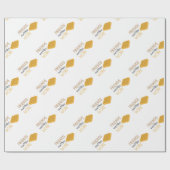 Papier Cadeau Travail de gaufres d'amis (Plat)