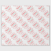 Papier Cadeau Travail infirmier (Plat)