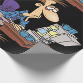 Papier Cadeau Travailleur de bureau en surmenage Funny Employé f