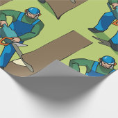 Papier Cadeau Travailleur forestier