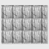 Papier Cadeau Tree Fog Nature Photographie (Plat)