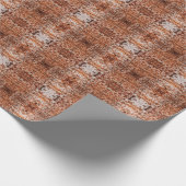 Papier Cadeau Tree Log Cutaway Photo Mixed Media Repeat Pattern (Coin)