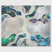 Papier Cadeau Tree of life - Abalone Shell and Pearl (Plat)