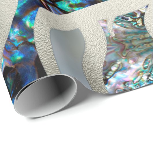 Papier Cadeau Tree of life - Abalone Shell and Pearl (Coin rond)