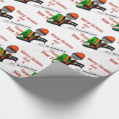 Papier Cadeau Tree Surgeon Arborist at work present Chainsaw (Coin)