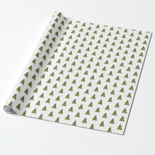 Papier Cadeau Tree Wrapping Paper  (Déroulé)