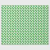 Papier Cadeau Trèfle Chanceux (Plat)