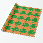 Papier Cadeau Trèfles de la Saint-Patrick (Déroulé)