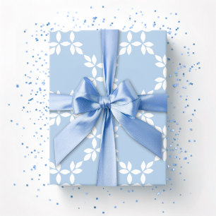 Papier Cadeau Treillis feuillu en ardoise