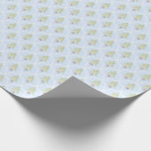 Papier Cadeau Trellis Arbres de Noël Papier d'enveloppement de N (Coin)