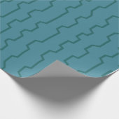 Papier Cadeau Trellis bleu de mer (Coin)