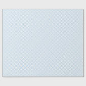Papier Cadeau Trellis Diamant Bébé Bleu - Blanc (Plat)