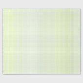 Papier Cadeau Trellis Spring Green - Blanc (Plat)