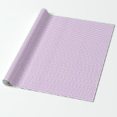 Papier Cadeau Trellis White - Lilas doux (Déroulé)
