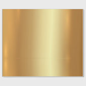 Papier Cadeau Trendy Elegant Gold Glamorous Template Gift Glossy (Plat)