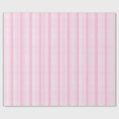 Papier Cadeau Trendy Light Pink Checkered Birthday Gift Wrap (Plat)