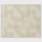 Papier Cadeau Trendy Neutral Beige Fine Cream Glitter Pattern (Plat)